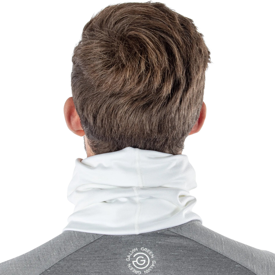GALVIN GREEN DEX NECK WARMER - WHITE