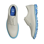 G/FORE GALLIVANTER CAMO SOLE LEATHER SPIKED GOLF SHOE - SNOW/MOSAIC