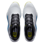 FOOTJOY PRO SLX CARBON - WHITE/BLACK/MULTI SPIKELESS GOLF SHOE