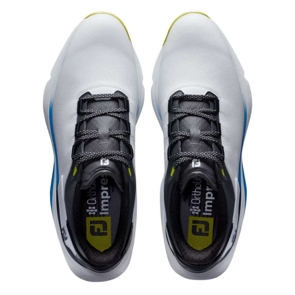 FOOTJOY PRO SLX CARBON - WHITE/BLACK/MULTI SPIKELESS GOLF SHOE