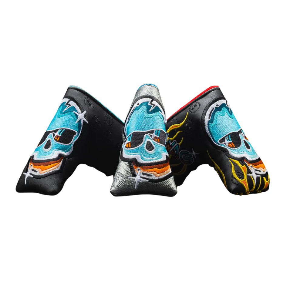 SWAG CHROME SKULL BLADE PUTTER COVER