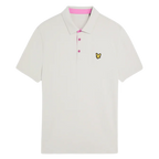 LYLE & SCOTT GOLF CONTRAST PLACKET PINK POLO