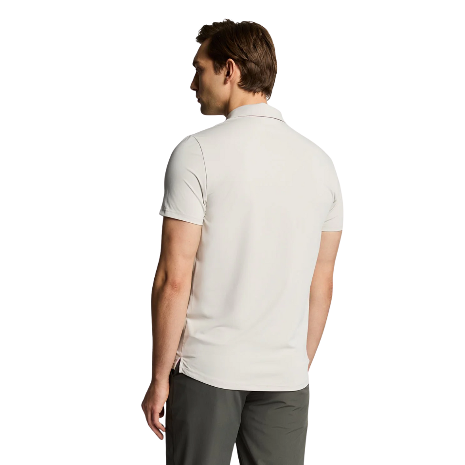 LYLE & SCOTT GOLF CONTRAST PLACKET PINK POLO