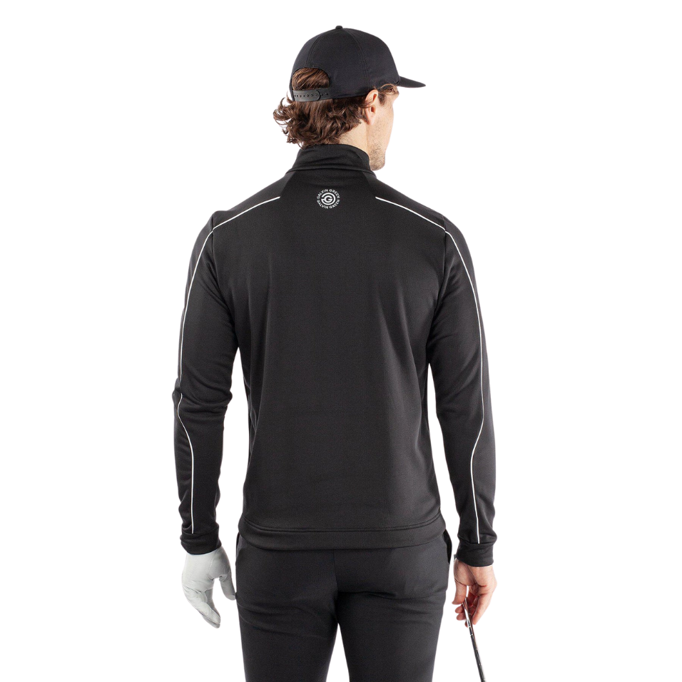 GALVIN GREEN DAVE 1/4 ZIP MIDLAYER - BLACK