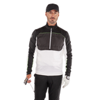 GALVIN GREEN DOUGLAS 1/4 ZIP - WHITE/BLACK