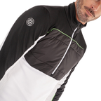 GALVIN GREEN DOUGLAS 1/4 ZIP - WHITE/BLACK