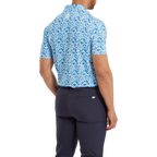 FOOTJOY PRIMROSE PRINT LISLE OCEAN MEN'S POLO