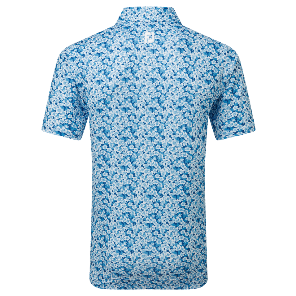 FOOTJOY PRIMROSE PRINT LISLE OCEAN MEN'S POLO