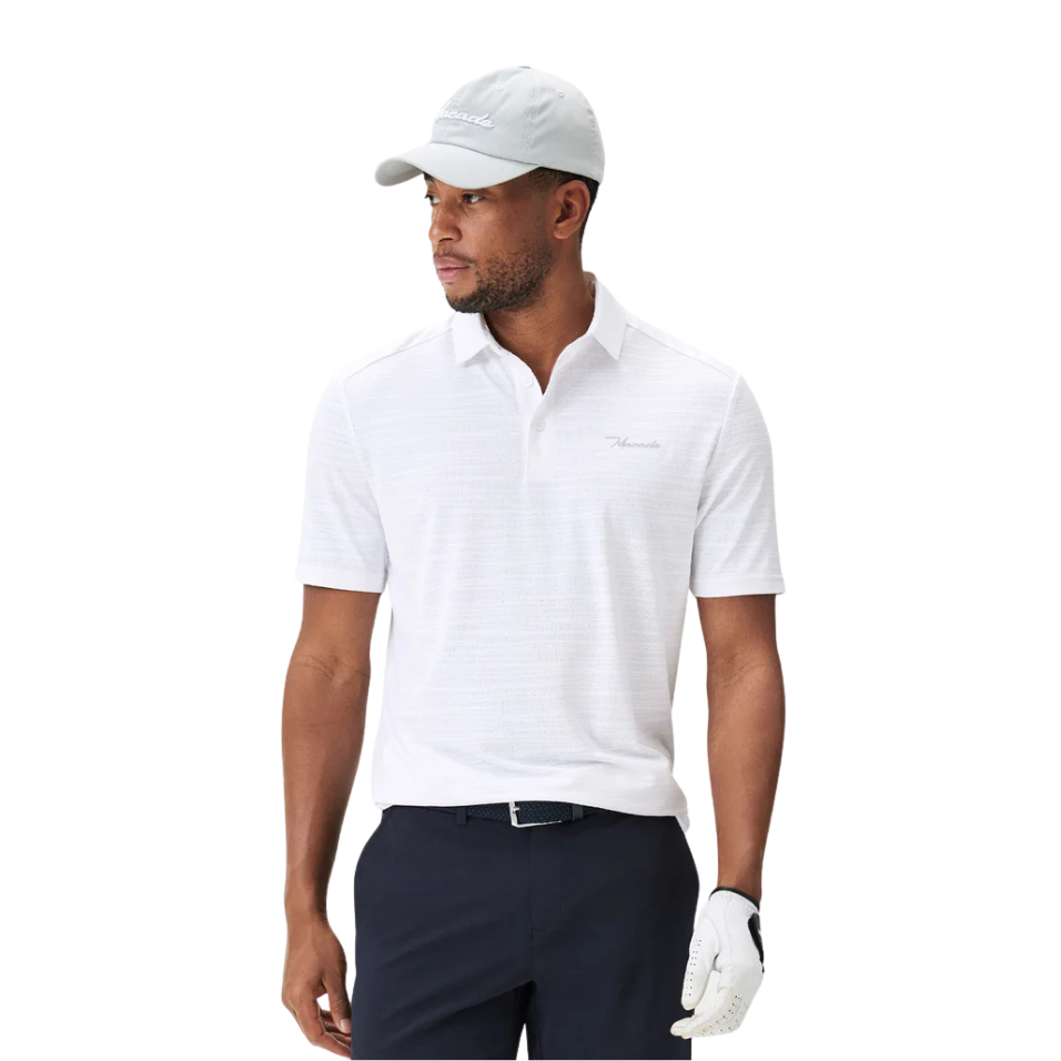 MACADE FLIGHT WHITE SIGNATURE POLO