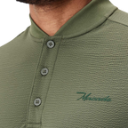 MACADE FOREST GREEN BOMBER POLO