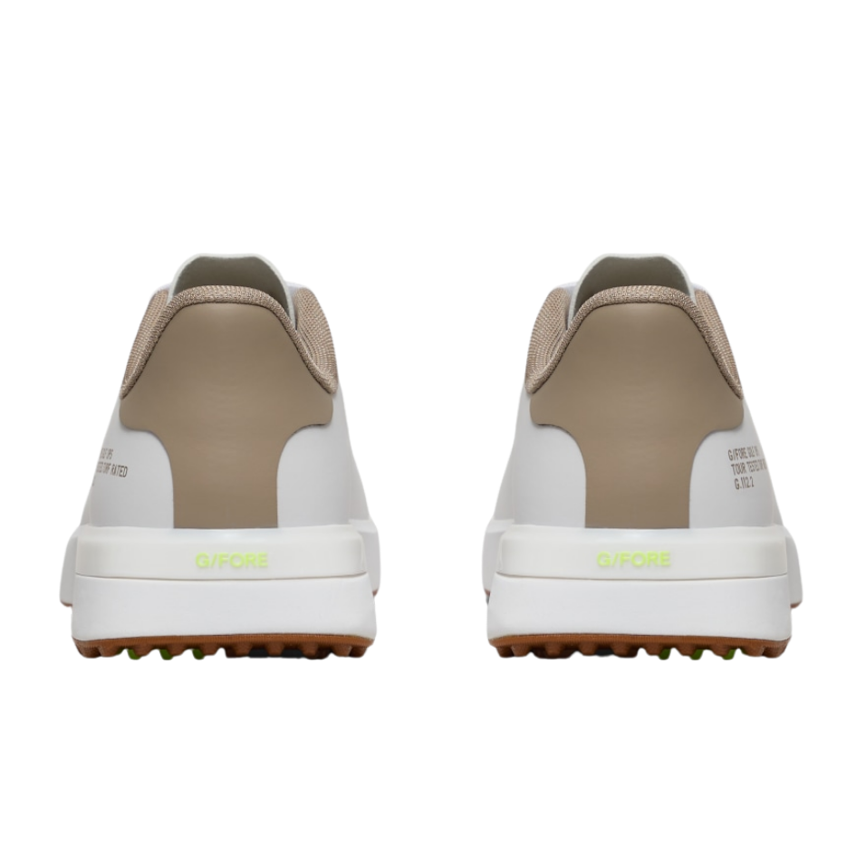 G/FORE G.112 SPIKELESS GOLF SHOE - SNOW/DUNE