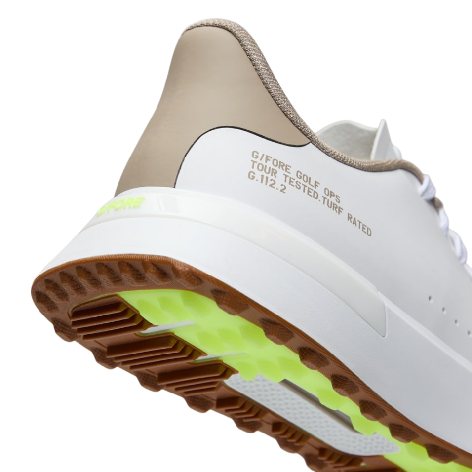 G/FORE G.112 SPIKELESS GOLF SHOE - SNOW/DUNE