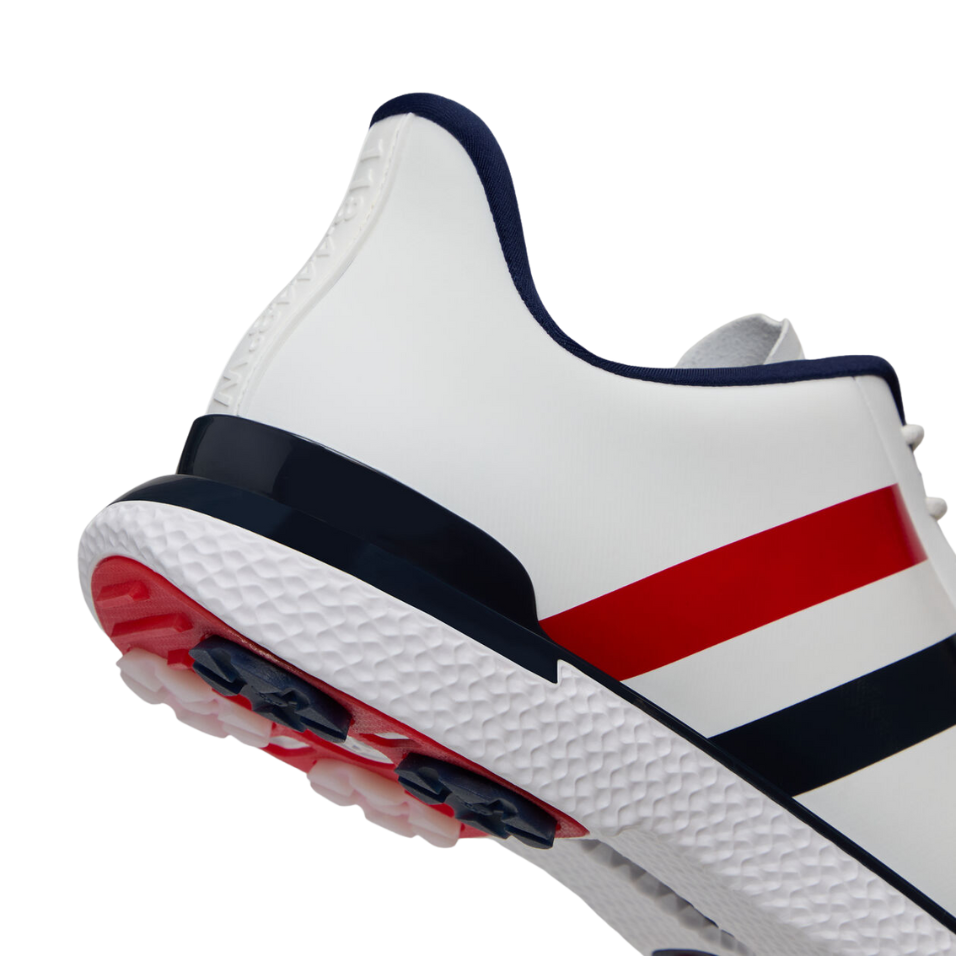 G/FORE GALLIVAN2R STRIPE GOLF SHOE - SNOW/TWILIGHT/RED