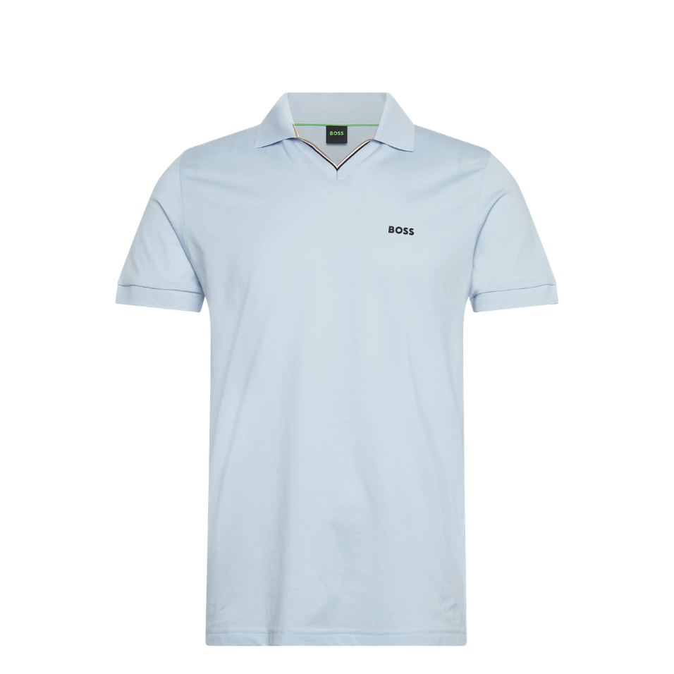 HUGO BOSS GOC BIRDIE 1 POLO - LIGHT BLUE