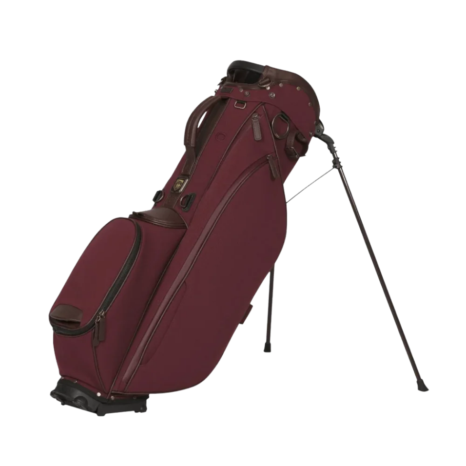 TITLEIST LINKSLEGEND HERITAGE MEMBERS STAND BAG - BURGUNDY (LIMITED EDITION)