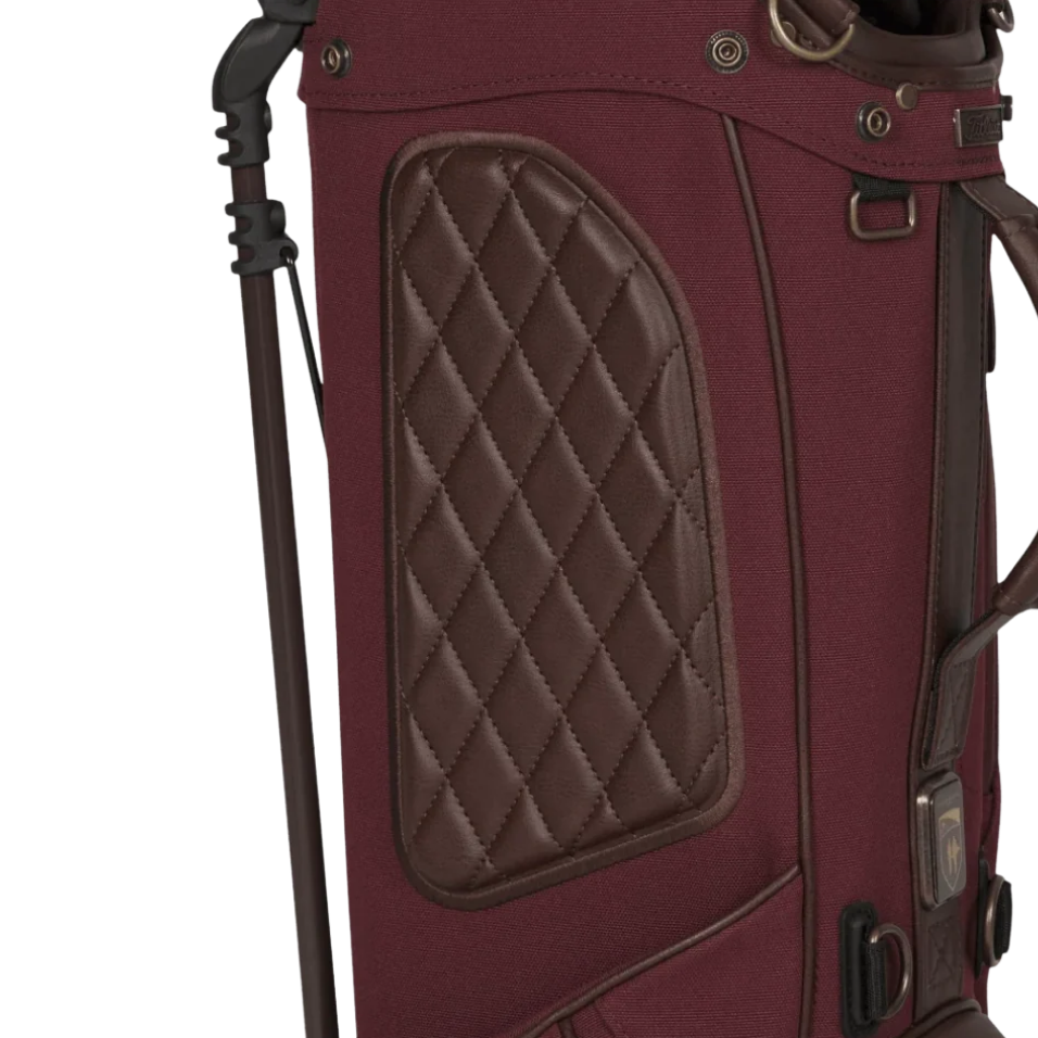 TITLEIST LINKSLEGEND HERITAGE MEMBERS STAND BAG - BURGUNDY (LIMITED EDITION)