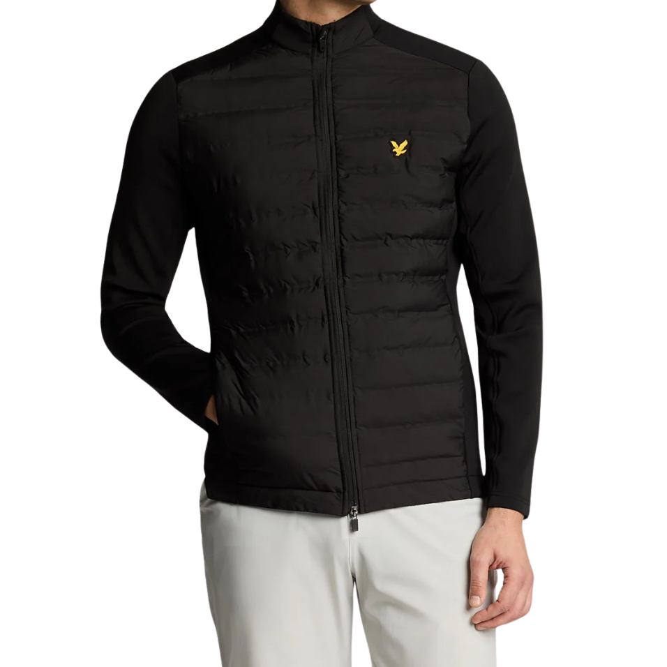 LYLE & SCOTT HYBRID QUILTED FULL ZIP JACKET