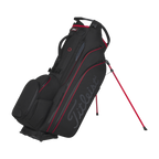TITLEIST HYBRID 14 STADRY 2026 STAND BAG - BLACK/BLACK/RED