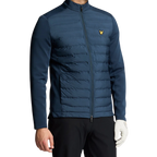 LYLE & SCOTT HYBRID QUILTED FULL ZIP JACKET