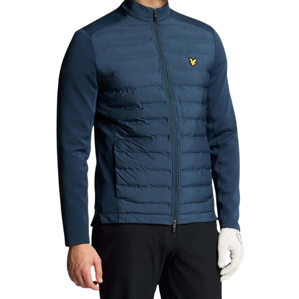 LYLE & SCOTT HYBRID QUILTED FULL ZIP JACKET