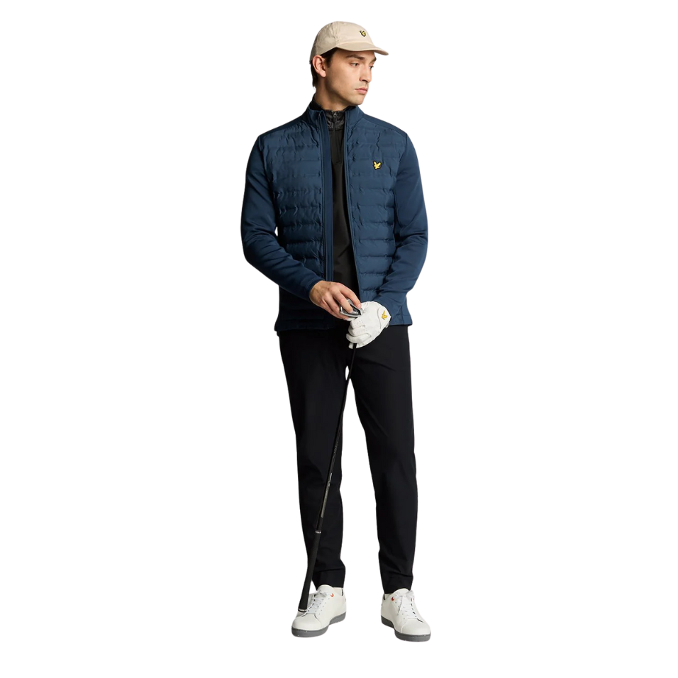 LYLE & SCOTT HYBRID QUILTED FULL ZIP JACKET