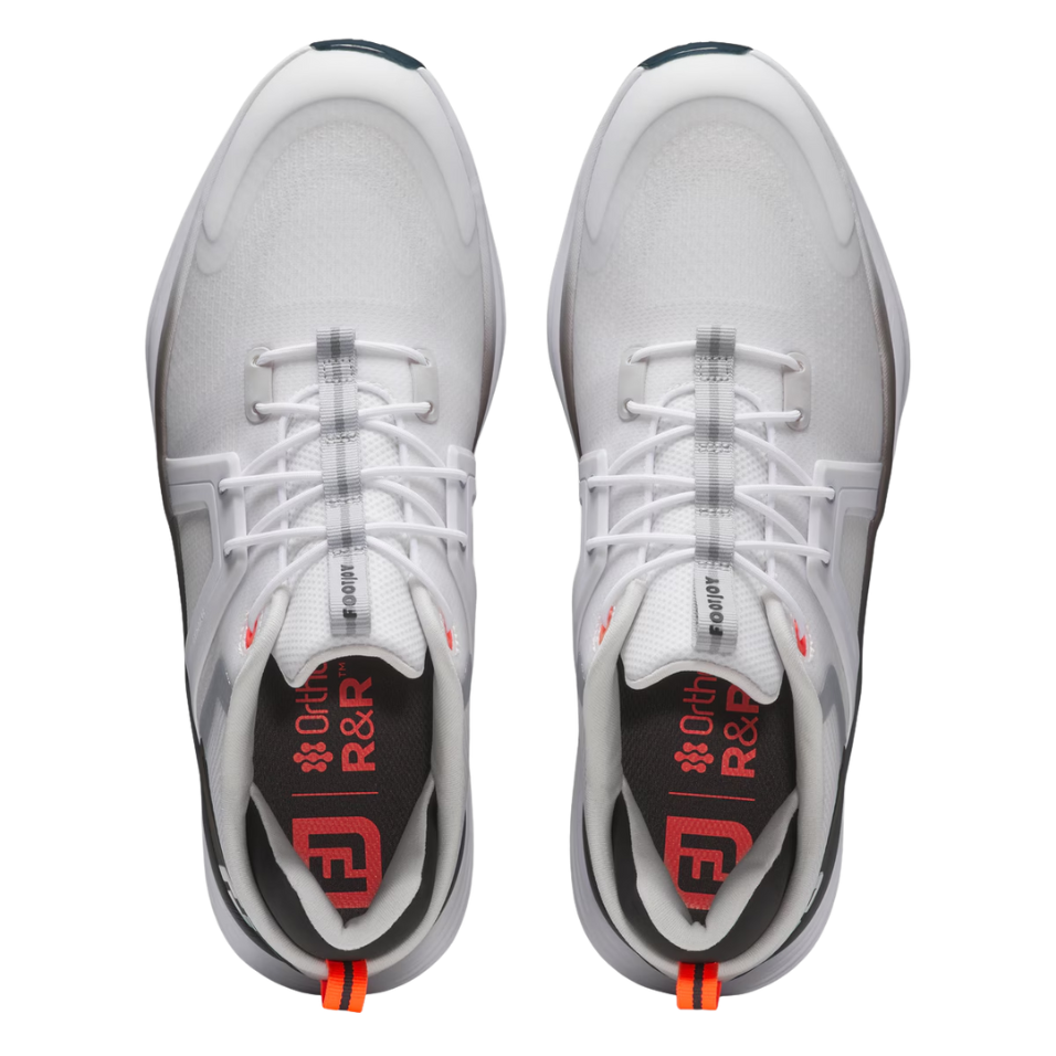 FOOTJOY 2025 HYPERFLEX SPIKED GOLF SHOE - WHITE/BLACK/RED