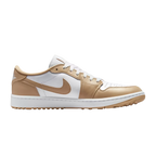 NIKE AIR JORDAN 1 LOW G SPIKELESS GOLF SHOE - WHITE/LINEN