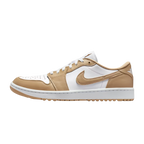 NIKE AIR JORDAN 1 LOW G SPIKELESS GOLF SHOE - WHITE/LINEN