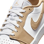NIKE AIR JORDAN 1 LOW G SPIKELESS GOLF SHOE - WHITE/LINEN