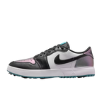 NIKE AIR JORDAN 1 LOW SPIKED GOLF SHOE - MINERAL TEAL/BLACK/WHITE