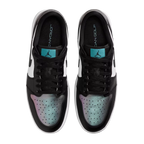 NIKE AIR JORDAN 1 LOW SPIKED GOLF SHOE - MINERAL TEAL/BLACK/WHITE