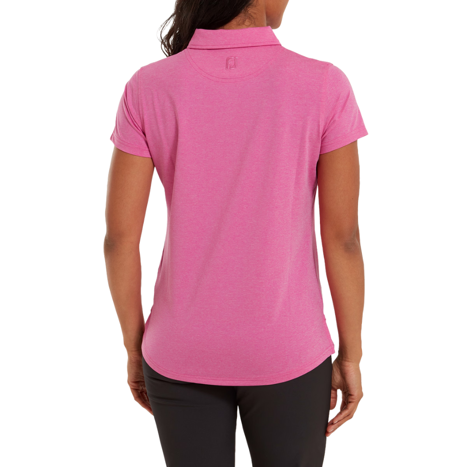 FOOTJOY HEATHER SELF-COLLAR LISLE LADIE'S POLO