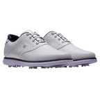 FOOTJOY WOMEN'S TRADITIONS - WHITE/NAVY/PURPLE