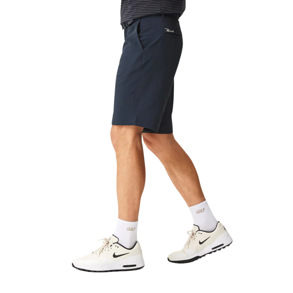 MACADE FOUR-WAY STRETCH SHORTS - NAVY