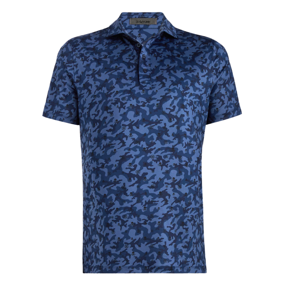 G/FORE MAPPED ICON POLO - TWILIGHT