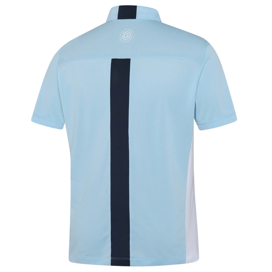 GALVIN GREEN MITCHELL POLO - CRYSTAL BLUE/WHITE/NAVY