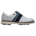FOOTJOY 2026 PREMIERE PACKARD SPIKED GOLF SHOE - WHITE/NAVY