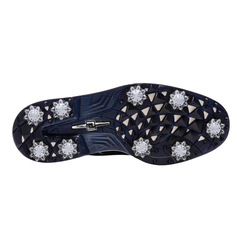 FOOTJOY 2026 PREMIERE PACKARD SPIKED GOLF SHOE - WHITE/NAVY