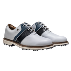 FOOTJOY 2026 PREMIERE PACKARD SPIKED GOLF SHOE - WHITE/NAVY
