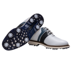 FOOTJOY 2026 PREMIERE PACKARD SPIKED GOLF SHOE - WHITE/NAVY