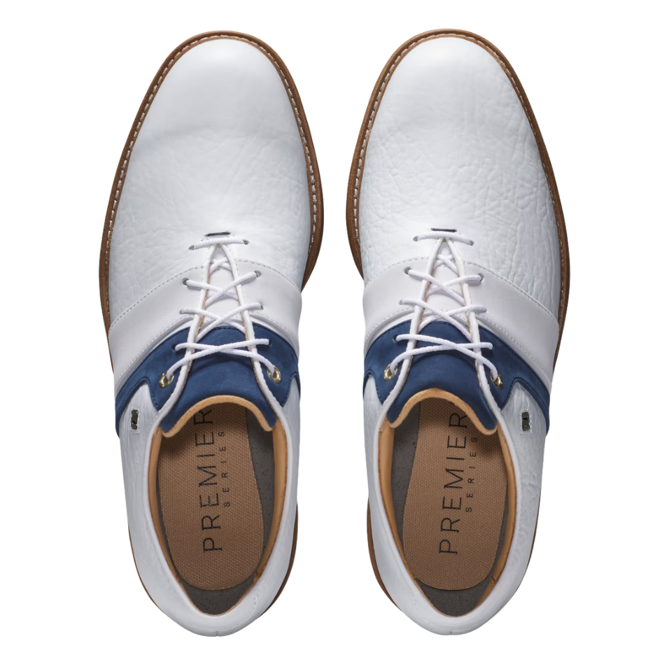 FOOTJOY PREMIERE PACKARD LX - WHITE/NAVY