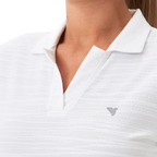 MACADE LADIES PAIGE WHITE POLO
