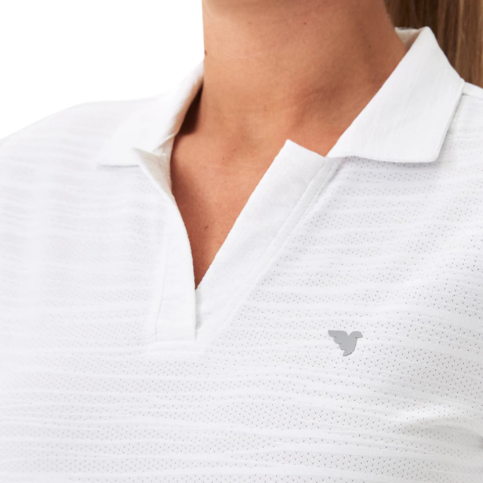 MACADE LADIES PAIGE WHITE POLO