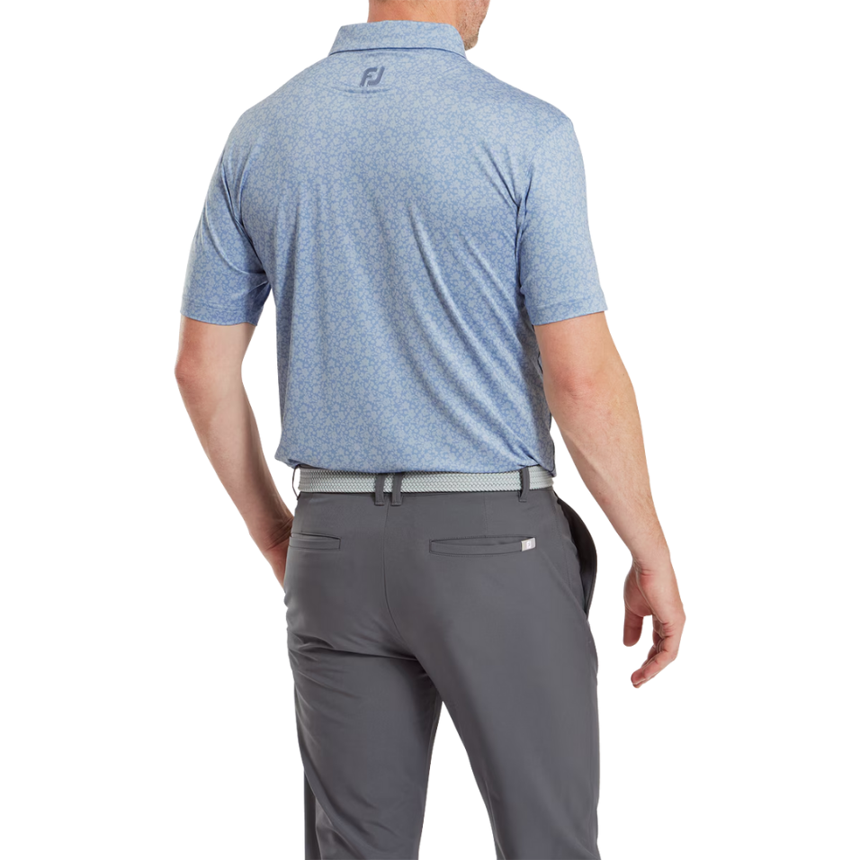 FOOTJOY PAINTED FLORAL STORM MEN'S POLO