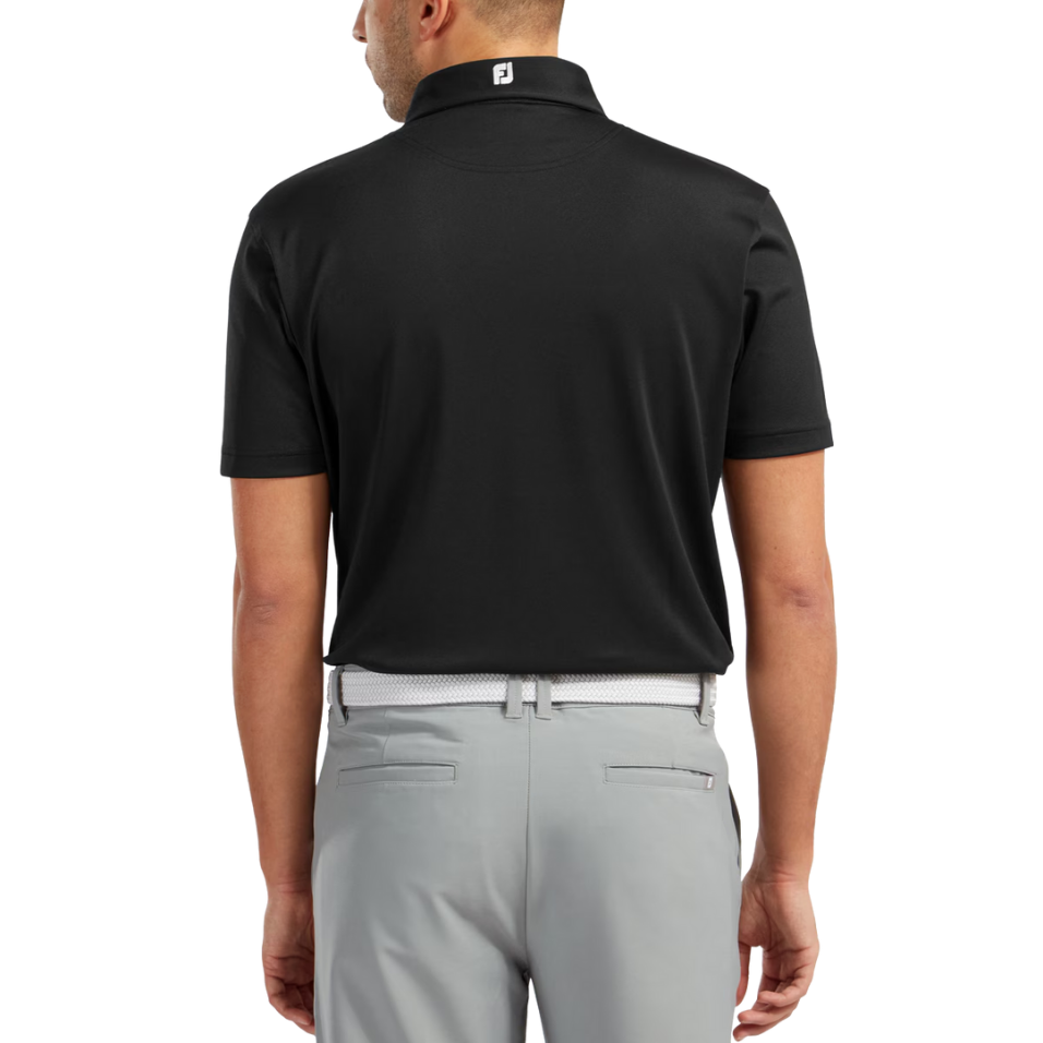 FOOTJOY PIQUE POLO - BLACK