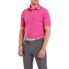 FOOTJOY PIQUE SOLID HOT PINK MEN'S POLO