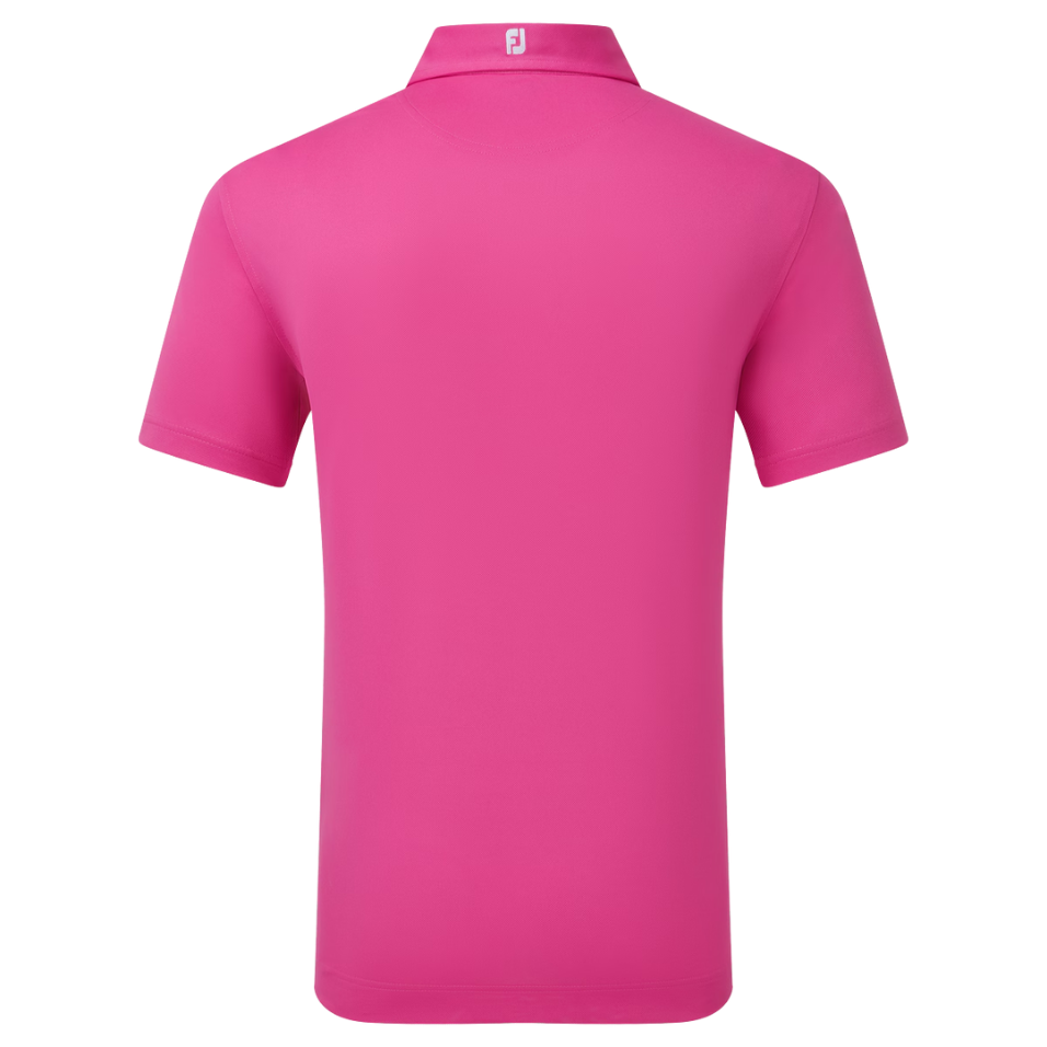 FOOTJOY PIQUE SOLID HOT PINK MEN'S POLO