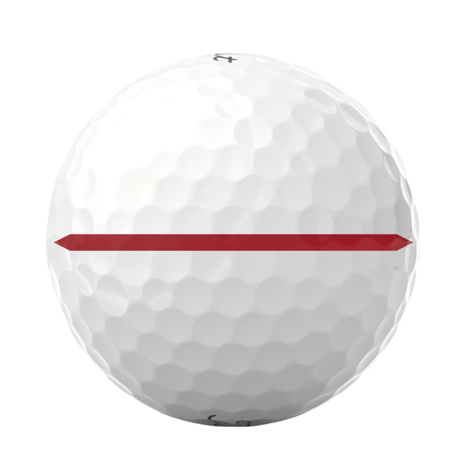TITLEIST PRO V1 PERFORMANCE ALIGN GOLF BALL - RED