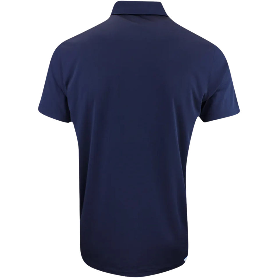 PUMA COLORBLOCK POLO - DEEP NAVY-WHITE GLOW