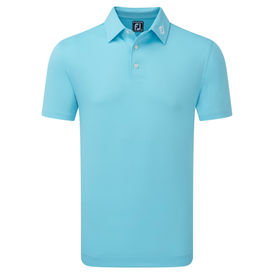FOOTJOY PIQUE SOLID RIVIERA BLUE MEN'S POLO